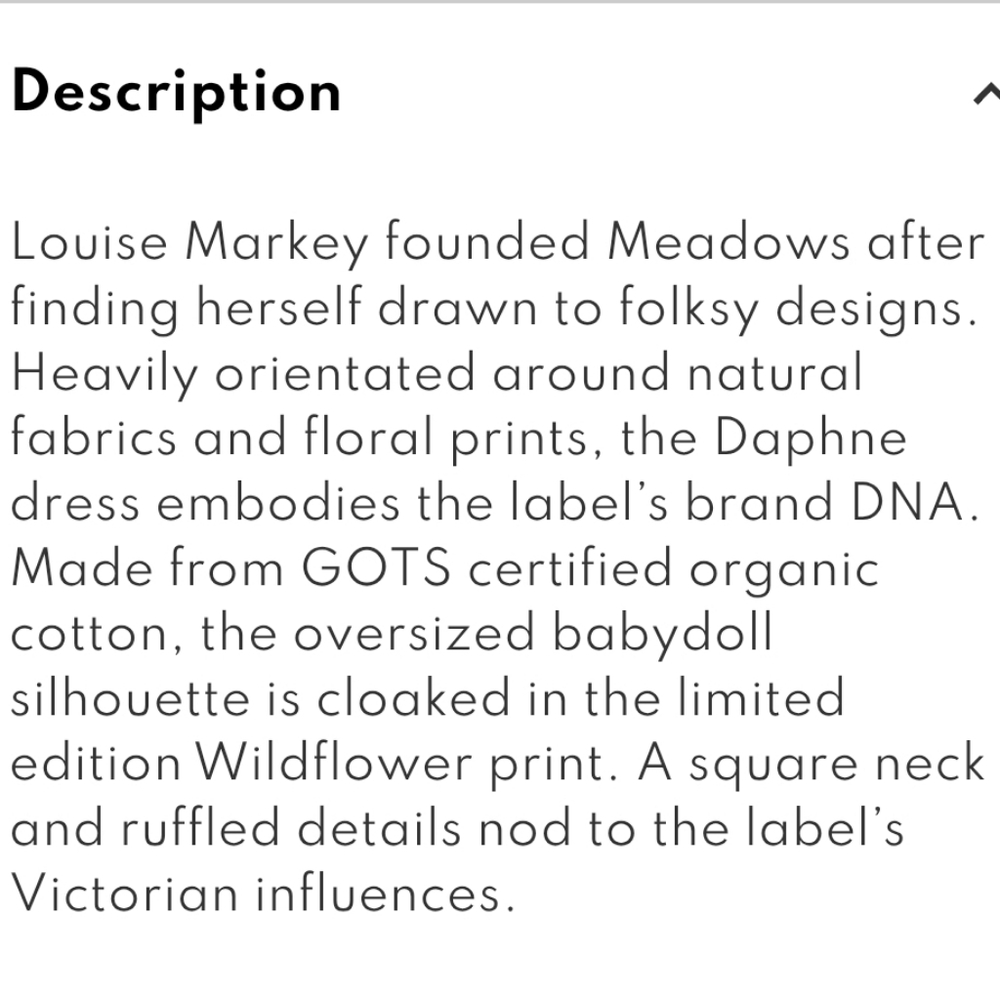 Meadows x Tuckernuck Daphne Mini Babydoll Puff Sleeve Dress In Wildflower Floral - Picture 12 of 13